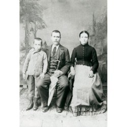 CONSTANTINOS J. HADJIPATERAS, HIS WIFE KATINGO AND THEIR ELDEST SON IOANNIS