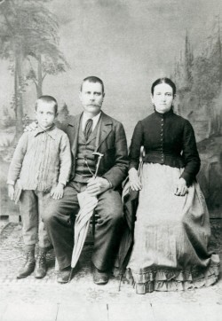 CONSTANTINOS J. HADJIPATERAS, HIS WIFE KATINGO AND THEIR ELDEST SON IOANNIS