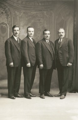 The sons of Antonis G. Lemos, from left, Polydoros, Spyros, Pantelis and Dimitrios