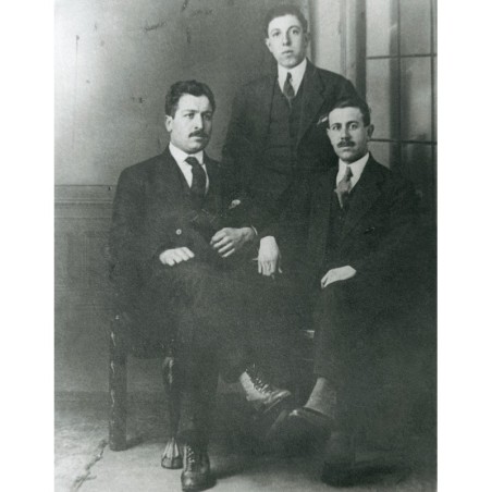 Georgios K. Pateras, Nicolaos K. Hatzipateras and standing Ioannis N. Pateras