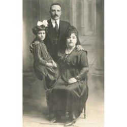 DIMITRIOS A. LEMOS WITH HIS WIFE KALLIOPI AND THEIR DAUGHTER KATINGO