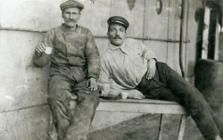 DIMITRIOS A. LEMOS AND YANNIS NIKOLOS (LEFT)